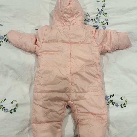 Pink Platinum Baby Girls' One-Piece Puffer Winter Snowsuit - Picture 2 of 2